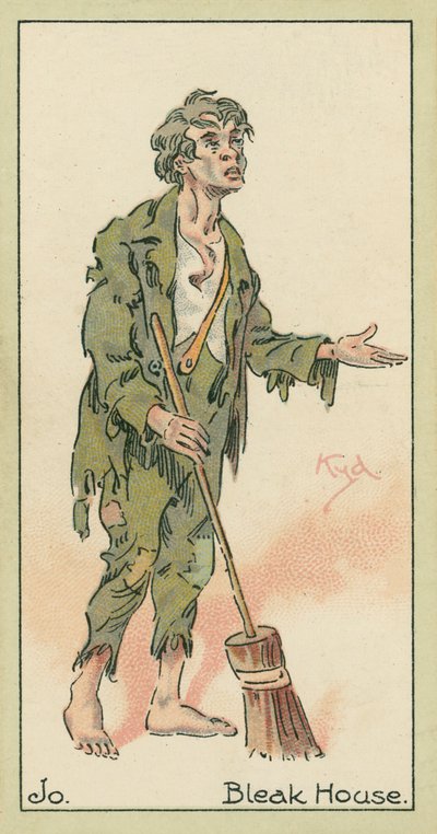 乔，《荒凉山庄》（彩色石印版） 作者 约瑟夫·克莱顿 (1856-1937)（继）克拉克