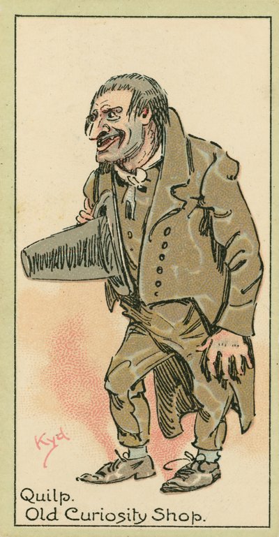 奎尔普，老古玩店（彩色石版画） 作者 约瑟夫·克莱顿 (1856-1937)（继）克拉克