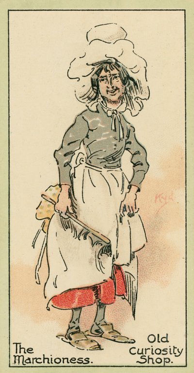 老古玩店》女侯爵（彩色石印版） 作者 约瑟夫·克莱顿 (1856-1937)（继）克拉克