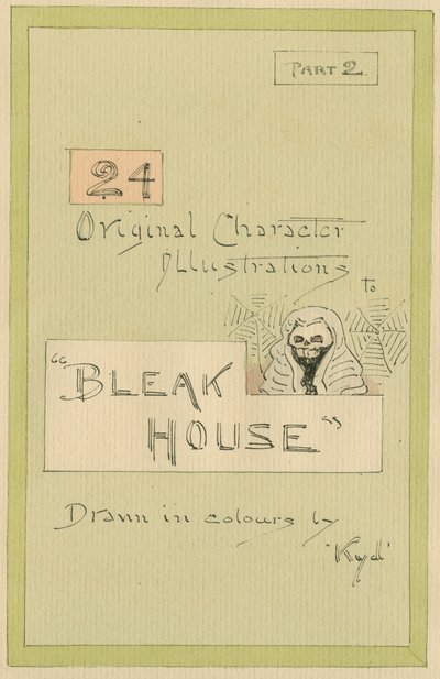 标题页，&39;荒凉之家&39;的插图，第2部分，c.1920s（笔和墨水在纸上用wc） 作者 约瑟夫·克莱顿·克拉克