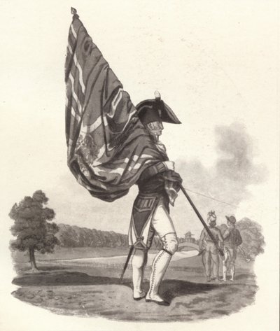 身着正装的卫兵军官，c1812 1909年 作者 约瑟夫·康斯坦丁·斯塔德勒