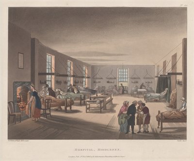 Hospital, Middlesex, April 1, 1809., April 1, 1809. 作者 约瑟夫·康斯坦丁·斯塔德勒
