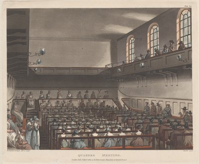 Quakers Meeting, April 1, 1809., April 1, 1809. 作者 约瑟夫·康斯坦丁·斯塔德勒
