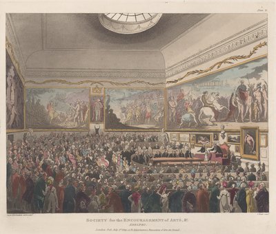 Society for the Encouragement of Arts etc., Adelphi, July 1, 1809., July 1, 1809. 作者 约瑟夫·康斯坦丁·斯塔德勒