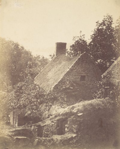 泽西岛的小屋，1855年。 作者 约瑟夫·坎德尔