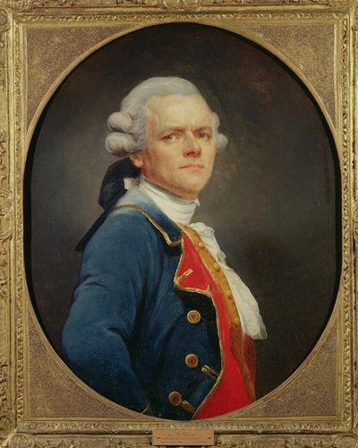 自画像作为海军军官 作者 Joseph Ducreux