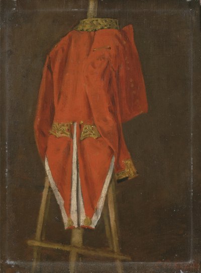 研究属于约翰·范（1784-1859）的第11韦斯特摩兰伯爵大衣（面板上的油） 作者 约瑟夫·埃德加·博姆