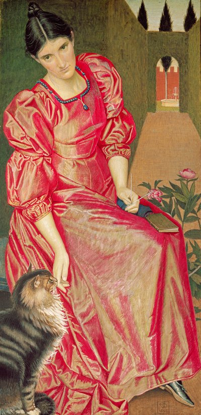 封闭花园，1898年（wc） 作者 约瑟夫·爱德华·索撒尔