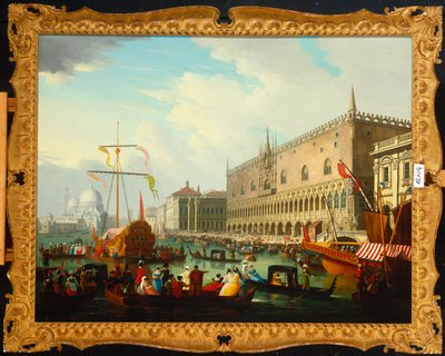 威尼斯狂欢节的Bacino di San Marco 作者 约瑟夫·埃利斯