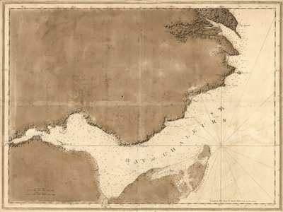 为英国皇家海军使用而出版的《大西洋海神号》、 作者 Joseph FW Des Barres