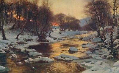 1886年，温特斯的呼吸降临了寒冷和寒冷。 作者 Joseph Farquharson