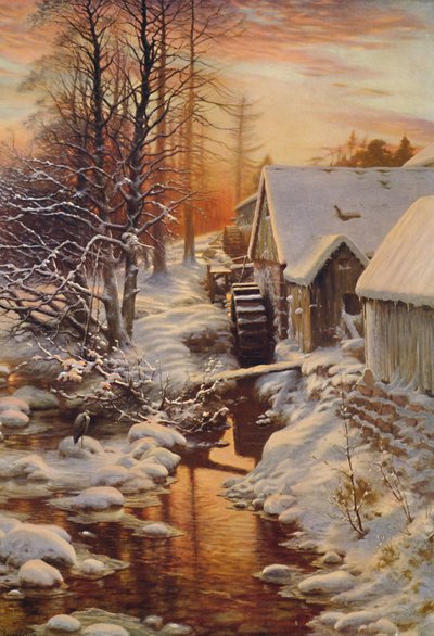 雪的寂静，1907年。 作者 约瑟夫·法夸森