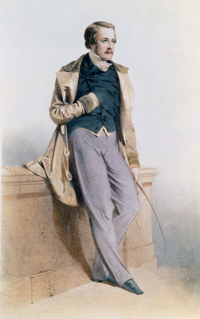 法国的Henri Charles Ferdinand Marie Dieudonne，波尔多公爵，Chambord伯爵 作者 Joseph Felon