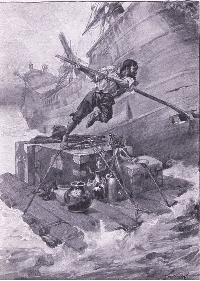 我用这批货物出海（石版画） 作者 约瑟夫·芬内摩尔