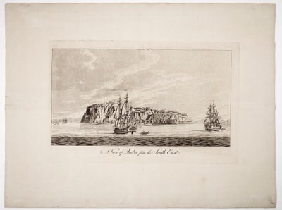 魁北克东南方景观，约 1781 年（彩色版画） 作者 Joseph Frederick钱包DesBarres