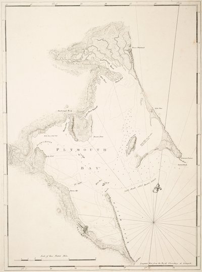 普利茅斯湾 作者 Joseph Frederick钱包DesBarres