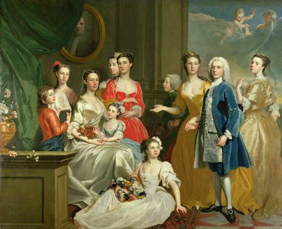 Eldred Lancelot-Lee家族，1736年 作者 约瑟夫·海摩尔