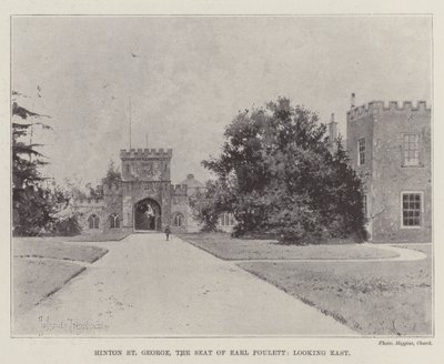 Hinton St George，Earl Poulett的所在地，向东看 作者 约瑟夫·霍兰·特林厄姆