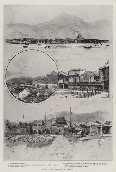 英国九龙的场景 作者 Joseph Holland Tringham