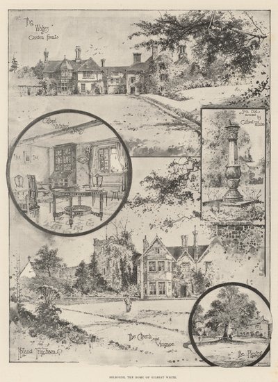 塞尔伯恩，吉尔伯特怀特的家 作者 Joseph Holland Tringham