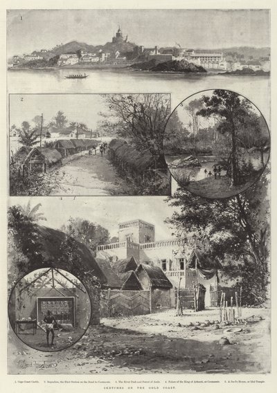 黄金海岸的草图 作者 Joseph Holland Tringham