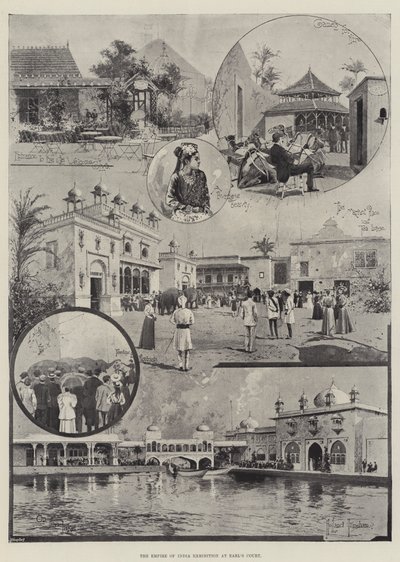 伯爵宫的印度帝国展览 作者 Joseph Holland Tringham