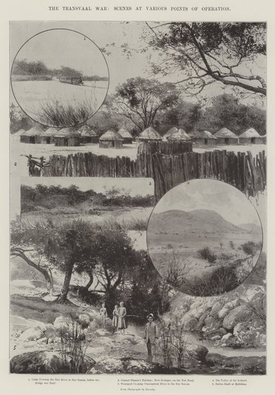 德兰士瓦战争，各个行动点的场景 作者 Joseph Holland Tringham