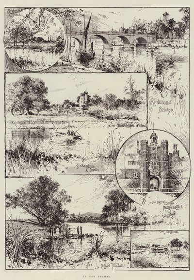在泰晤士河上 作者 Joseph Holland Tringham