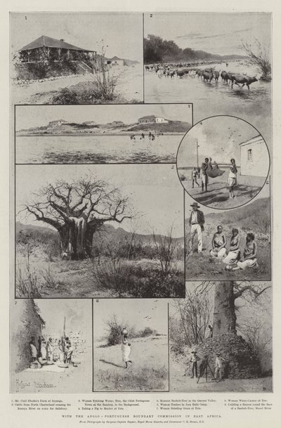 与东非的英葡边界委员会合作 作者 Joseph Holland Tringham
