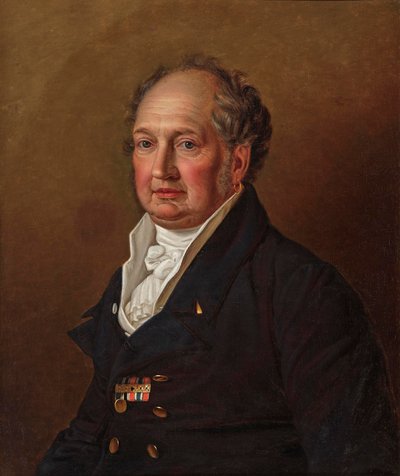 马克西米利安四世-约瑟夫，1756-1825年巴伐利亚选帝侯的肖像，1823年。 作者 约瑟夫·卡尔·斯蒂勒
