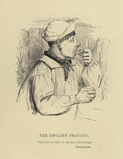 Kenny Meadows: The English Peasant (engraving) 作者 约瑟夫·肯尼（后）梅多斯