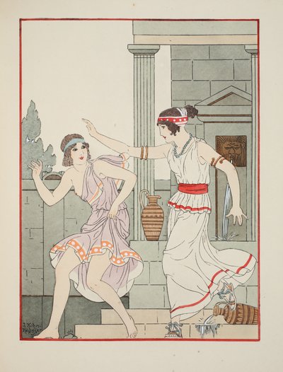1934年，“希波克拉底的作品”中的插图用手握住了平面 作者 约瑟夫·库恩·雷尼尔