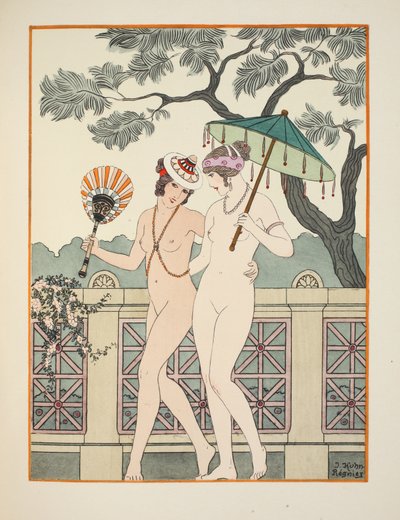 我们可以尽可能地裸体走动，插图来自“希波克拉底的作品”，1934年 作者 约瑟夫·库恩·雷尼尔