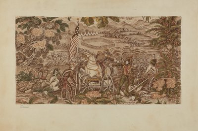 历史上的印刷纺织品，约1939年。 作者 约瑟夫·卢布拉诺