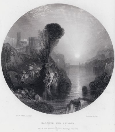 Bacchus and Ariadne (engraving) 作者 约瑟夫·马洛德·威廉（继）·特纳