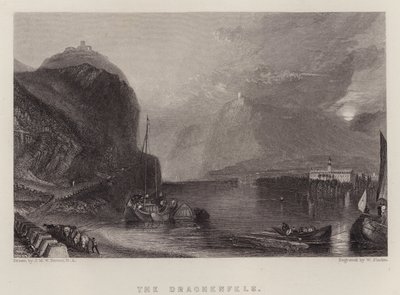 Drachenfels（彩色石版画） 作者 约瑟夫·马洛德·威廉（继）·特纳
