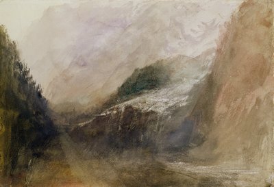 Brenva Glacier，Val dAosta（纸上wc） 作者 约瑟夫·马洛德·威廉·特纳