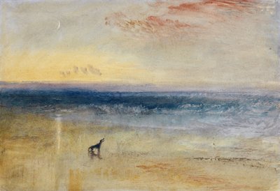 沉船事故后的黎明，c.1841（石墨，水彩，体彩和粉笔在纸上） 作者 约瑟夫·马洛德·威廉·特纳