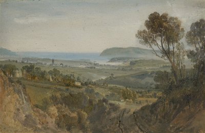 普利茅斯的远景，1813年 作者 约瑟夫·马洛德·威廉·特纳