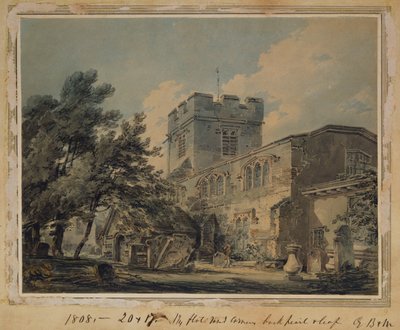 芬奇利教堂，1801年 作者 约瑟夫·马洛德·威廉·特纳