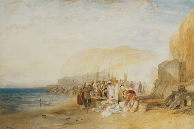 黑斯廷斯：沙市鱼市，1822年清晨 作者 约瑟夫·马洛德·威廉·特纳