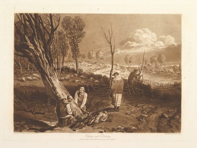 套期保值和自由裁员Liber Studiorum，X部分，第47页，1812年5月23日。 作者 约瑟夫·马洛德·威廉·特纳