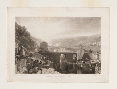 Kirkstall Lock on the River Aire 作者 约瑟夫·马洛德·威廉·特纳