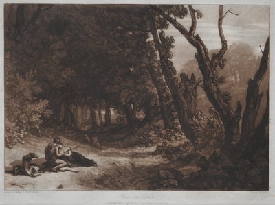 Liber Studiorum：  Procris 和 Cephalus 作者 约瑟夫·马洛德·威廉·特纳