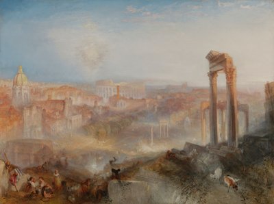 现代罗马，坎波·瓦奇诺（Campo Vaccino） 作者 约瑟夫·马洛德·威廉·特纳