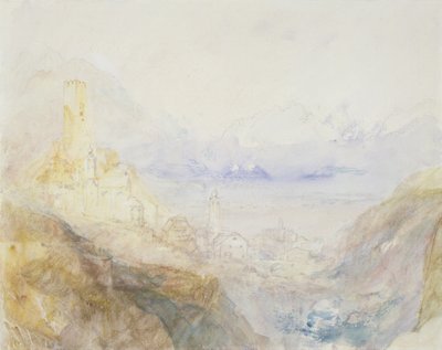 No.0588 Hospenthal，圣哥达河瀑布，早晨（另见95126） 作者 约瑟夫·马洛德·威廉·特纳