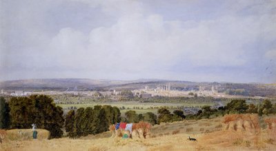 来自欣克西山的牛津 作者 Joseph Mallord William Turner