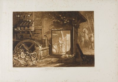 肯特郡彭伯利磨坊，图版 12，选自 Liber Studiorum 作者 约瑟夫·马洛德·威廉·特纳