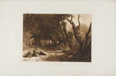 Procris 和 Cephalus，《Liber Studiorum》第 41 版 作者 约瑟夫·马洛德·威廉·特纳