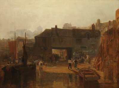 与水轮渡，康沃尔郡，1811年的Saltash 作者 约瑟夫·马洛德·威廉·特纳